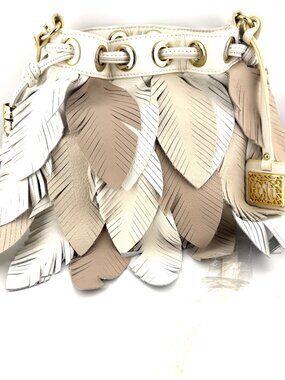 BRAND NEW WITH TAGS CARLOS FALCHI "CHI" BAG FROM LEAVES COLLECTION